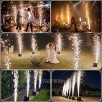 Machine à étincelles froides 750W avec télécommande sans fil pour fêtes et mariages, mini machine à étincelles froides, machine à feux d'artifice de scène DJ, machine pyrotechnique froide