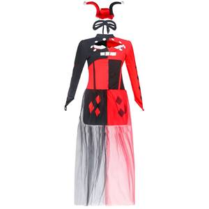 Nuevo Disfraz de Payaso de Halloween 2026 para Cosplay de Películas y TV, Vestidos Temáticos de Circo de Dibujos Animados de Harry Potter, Ropa Tradicional para Mujer para Escenario - Product Image 6
