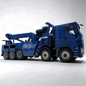 ISUZU 10x4 Heavy Duty Rotator Wrecker Truck 50 Ton Road Recovery Tow Truck for Highway Accident Rescue - Product Image 1