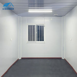 Conteneur préfabriqué à assemblage rapide de 20 pieds et 40 pieds, panneau sandwich plat pour maison/bureau/ferme/hôtel, conteneur portable détachable - Product Image 5