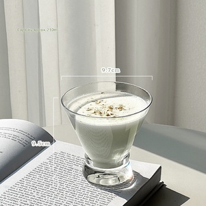 JoyJolt Juego de 4 Vasos de Cóctel Modernos <span class=keywords><strong>Afina</strong></span>, Aptos para Lavavajillas, Vasos de Martini de 8 Onzas para Fiestas - Product Image 3