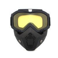 Masque de protection tactique pour le cyclisme, coupe-vent, anti-sable, équipement de sport de plein air, camping, EDC en plastique