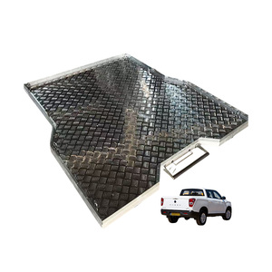 Vassoio per Cassone in Alluminio Argento per Ssangyong Musso Sports <span class=keywords><strong>Rexton</strong></span> Pickup, <span class=keywords><strong>Dimensioni</strong></span> Standard Piccole - Product Image 1