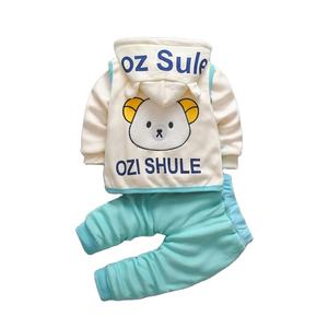 Inverno spesso caldo set di <span class=keywords><strong>abbigliamento</strong></span> per ragazze peluche cotone bambino vestiti della neonata vestiti per bambini - Product Image 6