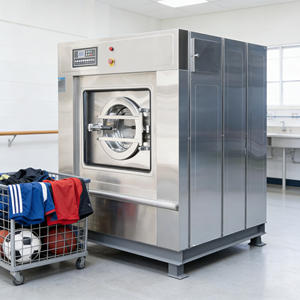 Lave-linge industriel électrique entièrement automatique de 25 kg, <span class=keywords><strong>eau</strong></span> froide, boîtier en acier inoxydable pour buanderie - Product Image 5