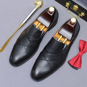Chaussures Mocassins Homme Luxe Originales 2025 – Style Italien, Fabrication Artisanale, Bout Carré, Respirantes et Légères – Idéales pour le Bureau et la Carrière - Product Image 1