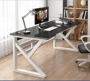 आधुनिक काले घर कार्यालय फर्नीचर सरल ई-स्पोर्ट्स कंप्यूटर गेमिंग डेस्क या घर अध्ययन के लिए डेस्कटॉप कंप्यूटर टेबल - Product Image 5