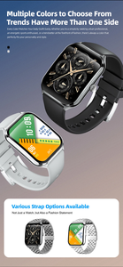 MT61 Men's Ultra-Slim <b>Smartwatch</b> Fashion Fitness Tracker <b>with</b> Long Battery Life Curved BT Call Compass IP67 Waterproof for Sport - Product Image 3
