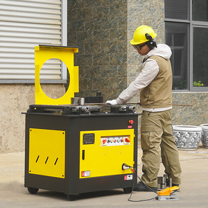 Machine à cintrer les barres d'acier semi-automatique GW42J 32 mm, plieuse de barres d'armature, acier inoxydable, acier au carbone, moteur à engrenages - Product Image 1