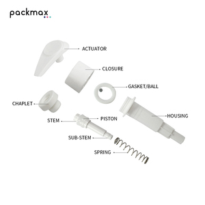 หัวปั๊มโลชั่น PP แบบ 24 ฟัน พร้อมหัวฉีดสี่เหลี่ยมและสวิตช์เกลียวในตัว สำหรับครีมนวดผม แชมพู และเจลอาบน้ำ - Product Image 5