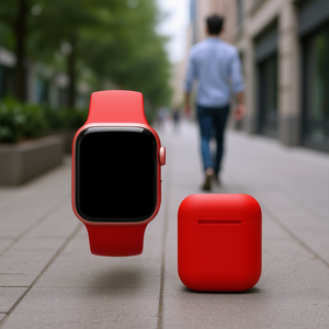 Montre connectée Myrva T500 41-43 mm, écran tactile, tracker d'activité, unisexe, étanche IPX6, bracelet en silicone, boîtier en aluminium - Product Image 2