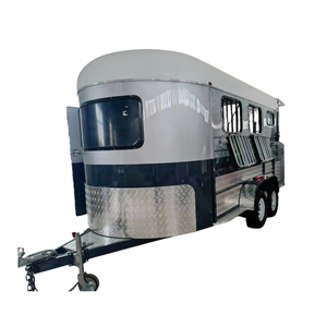 Remorque pour <span class=keywords><strong>caravane</strong></span> 2026 pour 2 chevaux, chargement par le haut, avec canapé-lit - Product Image 1