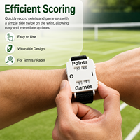 Compteur de score manuel portable pour le tennis, bracelet de comptage pour le pickleball, le padel, l'entraînement et les accessoires de jeu