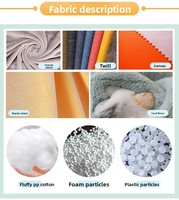 Boneka Plush Premium untuk Anak-Anak, Boneka Lembut Lucu dengan Fitur Bordir untuk Waktu Bermain dan Dekorasi Kamar