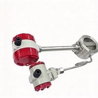 Débitmètre vortex semi-divisé à fixation par pince Dingyi pour gaz, précision de 0,5 %, garantie d'un an, prise en charge de la personnalisation OEM