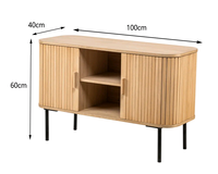 Combohome Nouveau Produit Meuble TV Moderne et Simple en Bois Couleur Naturelle, Table d'Appoint, Meuble TV, Tables Basses pour Hôtel