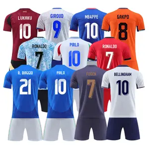 Bán Buôn Euro Pháp Nhanh Chóng Khô Bóng Đá Mặc Tùy Chỉnh Thanh Niên Bóng Đá Jersey Bộ Với Vớ