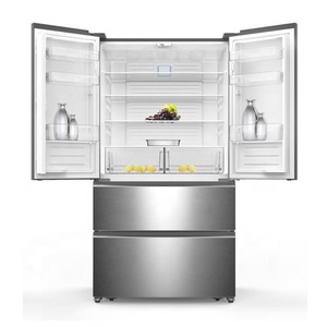 558L <b>Cheap</b> Big Capacity Home and Hotel Use Fridge Frost Free Side by Side Bottom Freezer French Door Refrigerator - Product Image 4