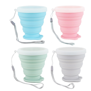 SilverJet – tasse pliable en silicone de 200ml avec couvercle, tasse à boire pliable et portable pour le camping, la randonnée et l'extérieur - Product Image 3