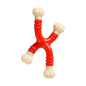 Cross Border TPU Coated Interactive <b>Bite</b> Resistant Double Headed Bone Dog Toy Medium Chew Toys - Product Image 1