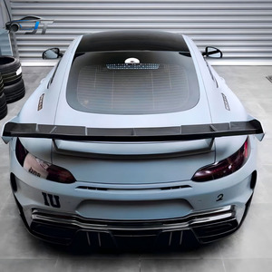 Kit carrosserie large en fibre de carbone style Black Series V2 pour Mercedes Benz Amg Gt Gtc Gts Gtr - Product Image 5