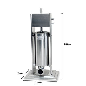 JINKUN Machine <span class=keywords><strong>à</strong></span> saucisses maison en acier inoxydable d'une capacité de 11LBS/5L - Product Image 5