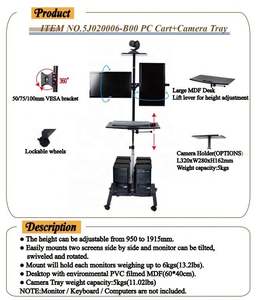 Chariot d'ordinateur de télémédecine de vidéoconférence mobile - Product Image 5
