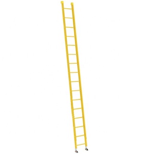 Fiberglass Single Straight <b>Ladder</b> with Aluminum Rungs - Product Image 3