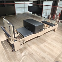 MJD M101C Lit de Pilates en Bois d'Érable - Équipement d'Exercice Durable et Sûr pour Adultes à Domicile/Studio, Yoga et Entraînement Physique