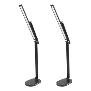 Modern Minimalist Powered LED Desk <b>Lamp</b> with <b>Wireless</b> Charger Reading Room 5-Color Stepless Dimmable Touch Control CRI 80 - Product Image 1