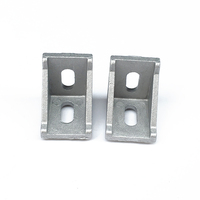 Connecteurs d'angle triangulaires 30x30 pour profilés en alliage d'aluminium série 3030 standard UE pour routeur CNC