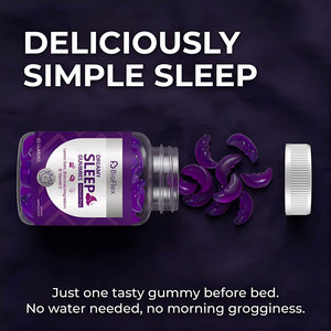 Suplemento Personalizado de Marca Propia en Gomitas para Dormir con 5mg de Melatonina, Magnesio y Vitamina <span class=keywords><strong>D</strong></span>, Sin Azúcar, Natural y Vegano para Proveedores de Amazon - Product Image 3