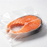 Voedselveilige op maat gemaakte vacuümverpakkingszakken, getextureerde geprägte vacuümsealzakjes, BPA-vrij, transparant, hitteverzegelbaar, sous-vide zakken