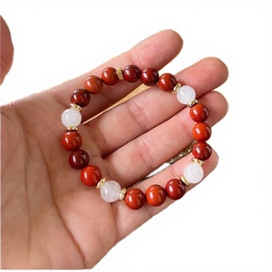 6mm Unisex Elastic <b>Jade</b> Charm Ball Shape Bracelet/<b>Bangle</b> Trendy for Anniversary Gift - Product Image 3