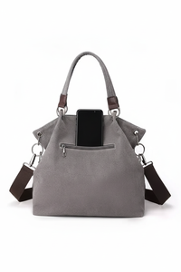 Sac à main en toile élégant, durable, léger, design spacieux, poignées confortables, parfait pour un usage quotidien, les voyages, le travail, les courses - Product Image 6