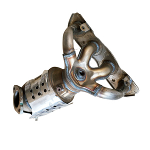 Convertidor catalítico de colector de escape de alto flujo para coche coreano Hyundai Verna - Product Image 1