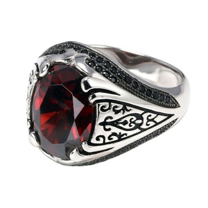 <span class=keywords><strong>Anelli</strong></span> da Uomo in Argento Sterling 925, <span class=keywords><strong>Anelli</strong></span> <span class=keywords><strong>Turchi</strong></span> di Lusso con Cristalli e Zirconi - Product Image 1