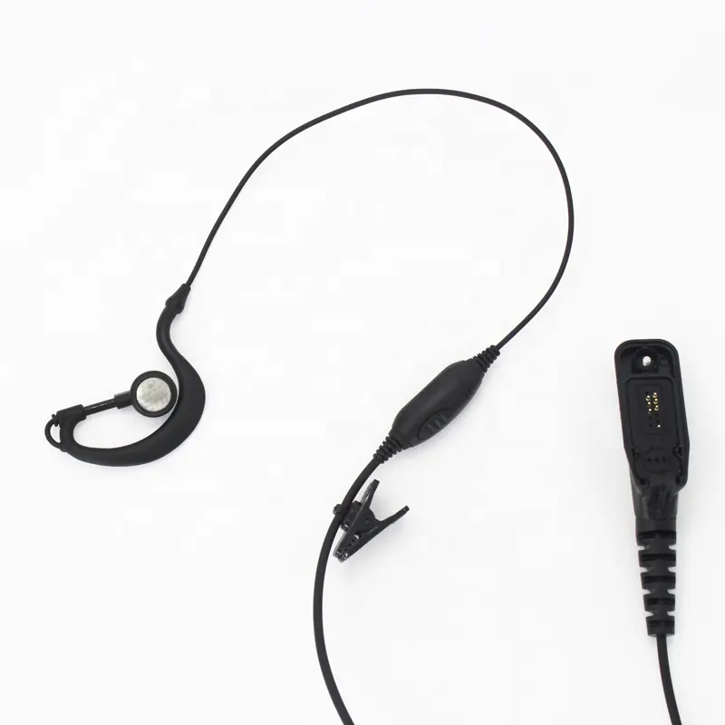 One line two way radio earhook headset for Motorola Mototrbo DP3600 XIRP6600 XPR6300