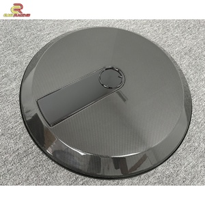 Cubierta de Neumático Trasero de Fibra de Carbono Seca para Clase G W463A W464, Compatible con G63 G500 G350 G550, Porta Llantas de Repuesto CF - Product Image 2