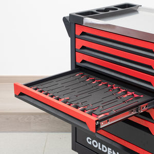 रोलिंग ट्रॉली मॉड्यूलर यांत्रिक उपकरण के साथ भारी शुल्क स्टील धातु भंडारण वर्कबेंच गैरेज कार्यशाला उपयोग के लिए दराज - Product Image 5