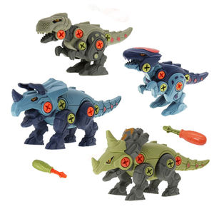 Jeu de jouets à démonter pour enfants, mini dinosaures démontés en plastique avec perceuse, bricolage EPT - Product Image 1