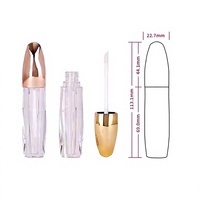 Vente en gros de tubes de brillant à lèvres vides de 4ml Emballage cosmétique brillant Récipients en plastique pour le stockage de brillant à lèvres