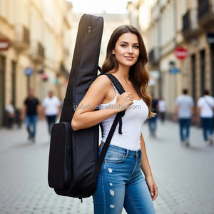 Estuche para Guitarra Eléctrica GALYDA GL003 de 39 Pulgadas y 10 mm de Grosor con Fibra de Poliéster y Algodón, Protección Duradera contra el Polvo y los Golpes, Acabado Mate - Product Image 1