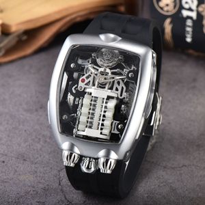 Phong Cách Sang Trọng Cổ Điển Cắt <span class=keywords><strong>Jacob</strong></span> Nam Thạch Anh Đồng Hồ Độc Đáo Rượu Vang Thùng Thép Không Gỉ Không Thấm Nước Động Cơ Điện Dự Trữ Con Trỏ - Product Image 4