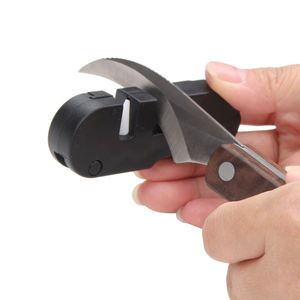 Afilador de Cuchillos Manual de Bolsillo, Plegable, de Doble Cara, con Piedra de Múltiples Granos, para Supervivencia en Campamentos al Aire Libre - Product Image 2