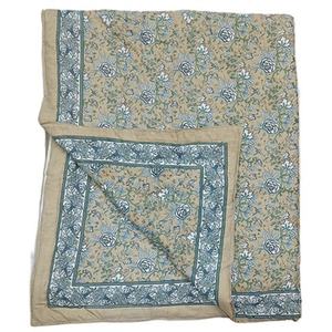 Edredón Reversible de Algodón Estampado Ecológico para Todas las Estaciones, Tela Cambric Resistente a la Decoloración, Suave Cubrecama para el Hogar - Product Image 2