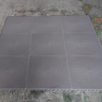 Dalles de sol emboîtables antidérapantes en plastique PP 2026 pour lavage de voitures et garage, grille de drainage pour sol de garage