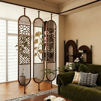 Paravent décoratif en acier inoxydable 304 brossé argent satiné nickel, panneau de séparation de pièce, design méditerranéen, mariage