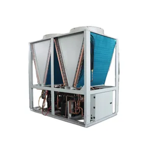 Faible température et environnement froid Unité de climatisation centrale à eau froide et chaude Refroidisseur de pompe à chaleur à source d'air