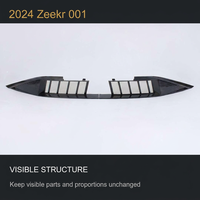 Grille inférieure de pare-chocs avant avec filet anti-insectes pour Zeekr 001 2024